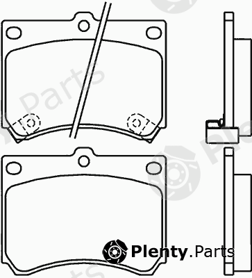  MINTEX part MDB1575 Brake Pad Set, disc brake
