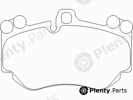  MINTEX part MDB2741 Brake Pad Set, disc brake
