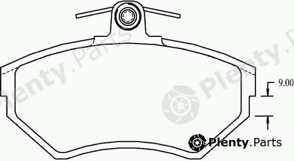  MINTEX part MDB1868 Brake Pad Set, disc brake