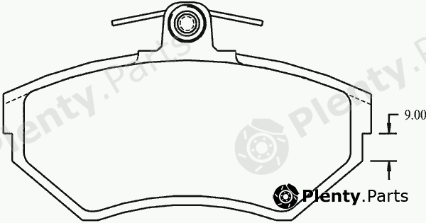  MINTEX part MDB1919 Brake Pad Set, disc brake