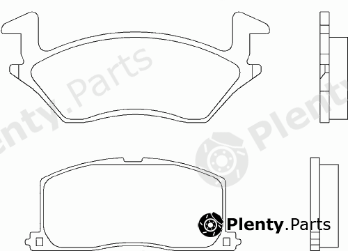  MINTEX part MDB1504 Brake Pad Set, disc brake