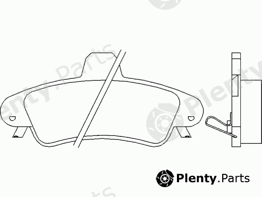  MINTEX part MDB2279 Brake Pad Set, disc brake