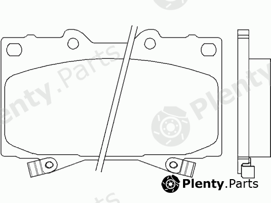  MINTEX part MDB1906 Brake Pad Set, disc brake