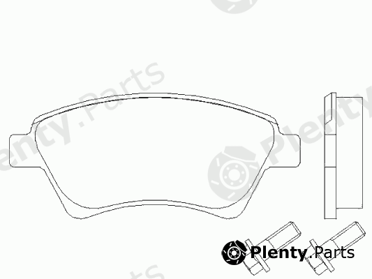  MINTEX part MDB2327 Brake Pad Set, disc brake