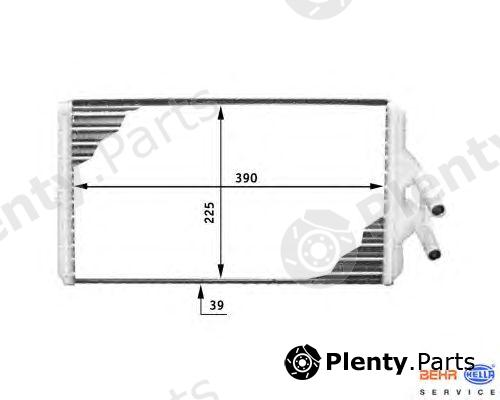  HELLA part 8FH351312-381 (8FH351312381) Heat Exchanger, interior heating