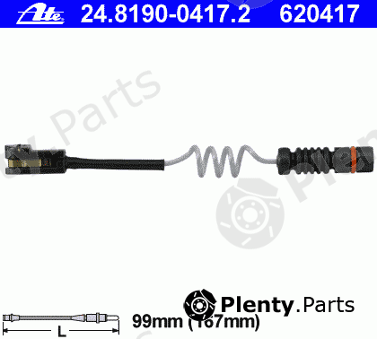  ATE part 24.8190-0417.2 (24819004172) Warning Contact, brake pad wear