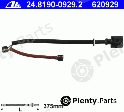  ATE part 24.8190-0929.2 (24819009292) Warning Contact, brake pad wear