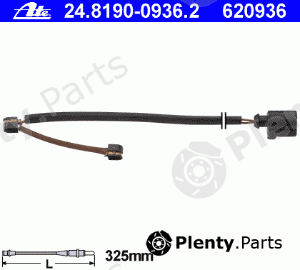  ATE part 24.8190-0936.2 (24819009362) Warning Contact, brake pad wear