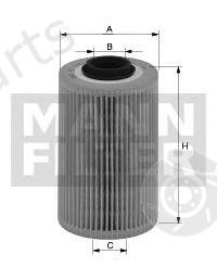  MANN-FILTER part HU926/3x (HU9263X) Oil Filter