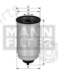  MANN-FILTER part WK880 Fuel filter