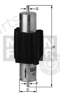  MANN-FILTER part WK516/2 (WK5162) Fuel filter