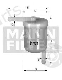  MANN-FILTER part WK42/8 (WK428) Fuel filter