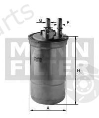  MANN-FILTER part WK853/18 (WK85318) Fuel filter