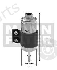  MANN-FILTER part WK611/6 (WK6116) Fuel filter