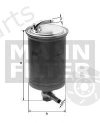  MANN-FILTER part WK853/17 (WK85317) Fuel filter
