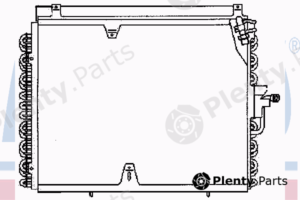  NISSENS part 94400 Condenser, air conditioning