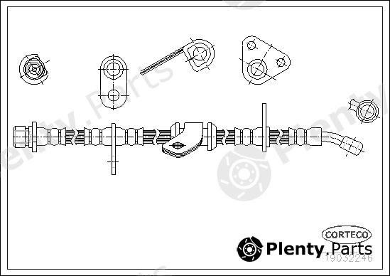  CORTECO part 19032246 Brake Hose