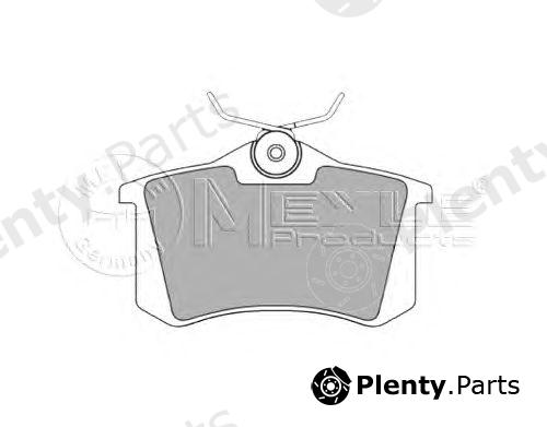  MEYLE part 0252096115 Brake Pad Set, disc brake