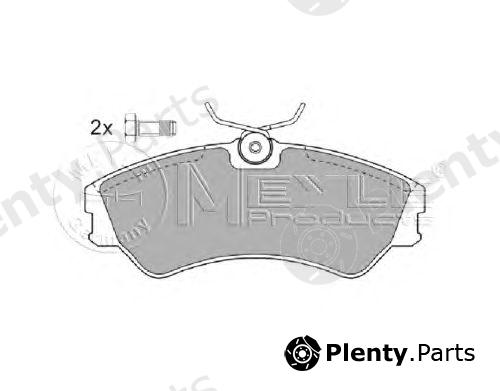  MEYLE part 0252012419 Brake Pad Set, disc brake