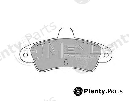  MEYLE part 0252158615 Brake Pad Set, disc brake