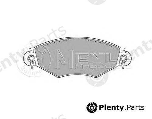 MEYLE part 0252198018 Brake Pad Set, disc brake