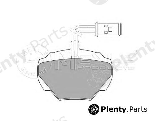  MEYLE part 0252123715/W (0252123715W) Brake Pad Set, disc brake