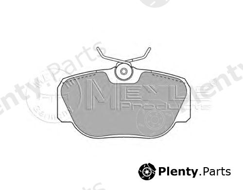  MEYLE part 0252105517 Brake Pad Set, disc brake