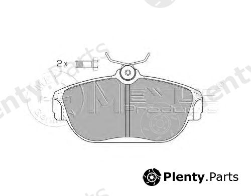  MEYLE part 0252016418 Brake Pad Set, disc brake
