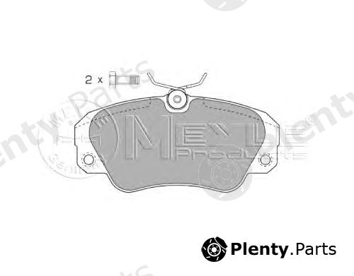  MEYLE part 0252136819 Brake Pad Set, disc brake
