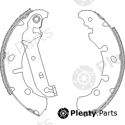  ROADHOUSE part 4137.00 (413700) Brake Shoe Set