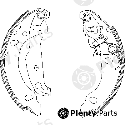  ROADHOUSE part 4138.00 (413800) Brake Shoe Set