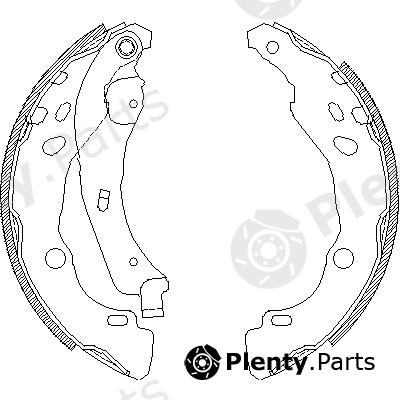  ROADHOUSE part 4152.00 (415200) Brake Shoe Set