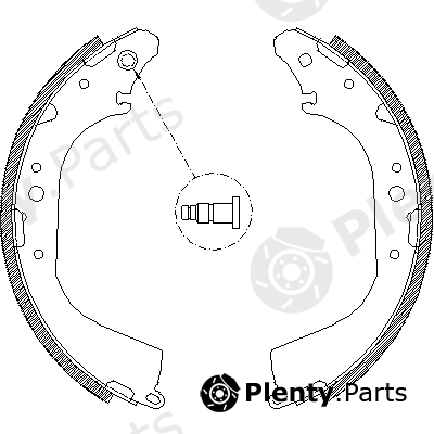  ROADHOUSE part 4172.00 (417200) Brake Shoe Set