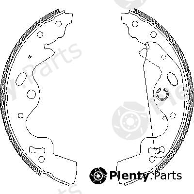  ROADHOUSE part 4181.00 (418100) Brake Shoe Set