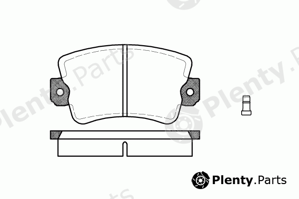  ROADHOUSE part 2061.02 (206102) Brake Pad Set, disc brake