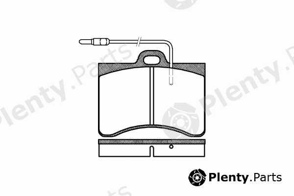  ROADHOUSE part 2086.04 (208604) Brake Pad Set, disc brake