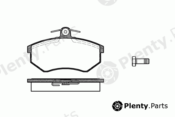 ROADHOUSE part 2134.00 (213400) Brake Pad Set, disc brake