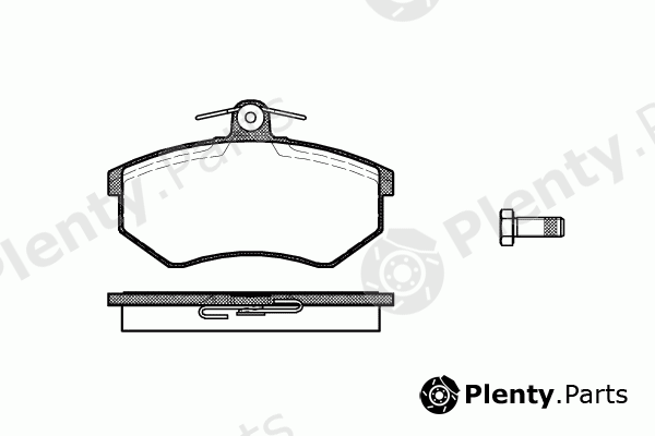  ROADHOUSE part 2134.10 (213410) Brake Pad Set, disc brake