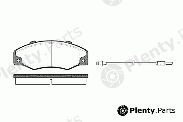  ROADHOUSE part 2220.02 (222002) Brake Pad Set, disc brake