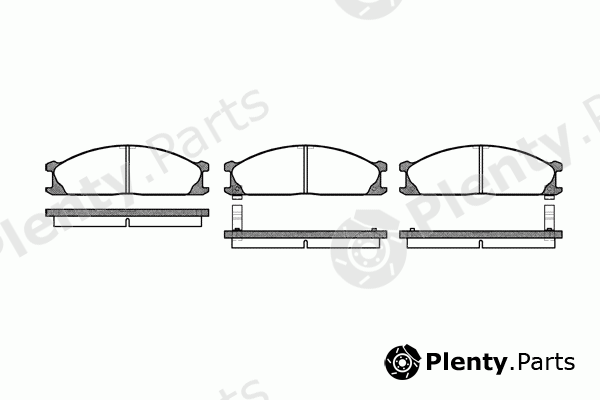  ROADHOUSE part 2236.02 (223602) Brake Pad Set, disc brake