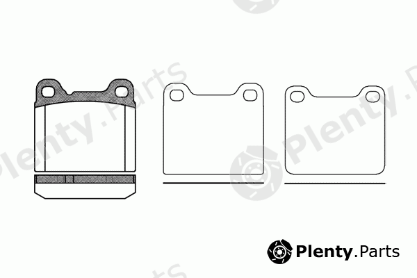  ROADHOUSE part 2257.20 (225720) Brake Pad Set, disc brake