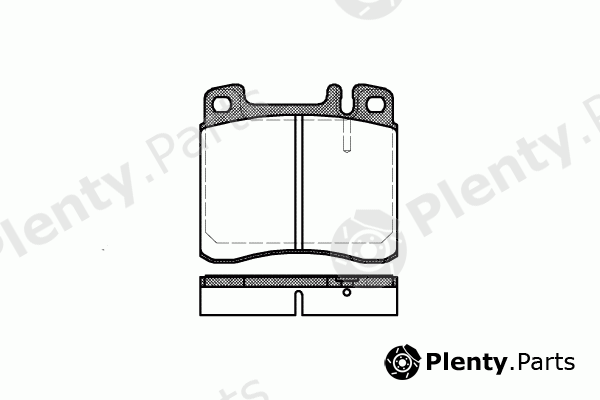  ROADHOUSE part 2408.00 (240800) Brake Pad Set, disc brake