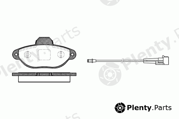  ROADHOUSE part 2414.01 (241401) Brake Pad Set, disc brake