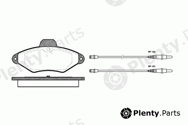  ROADHOUSE part 2438.04 (243804) Brake Pad Set, disc brake