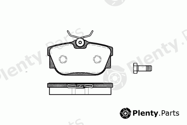  ROADHOUSE part 2767.00 (276700) Brake Pad Set, disc brake