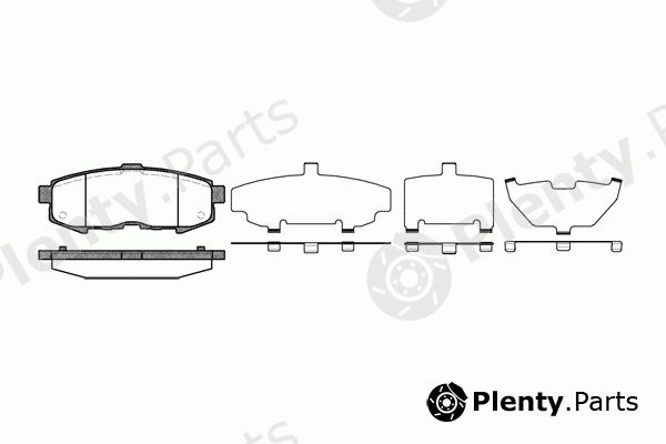  ROADHOUSE part 21160.00 (2116000) Brake Pad Set, disc brake