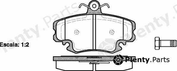  ROADHOUSE part 2141.20 (214120) Brake Pad Set, disc brake