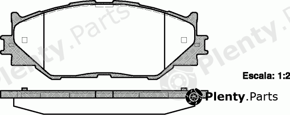  ROADHOUSE part 21201.00 (2120100) Brake Pad Set, disc brake