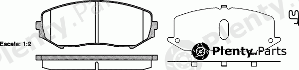  ROADHOUSE part 21225.02 (2122502) Brake Pad Set, disc brake