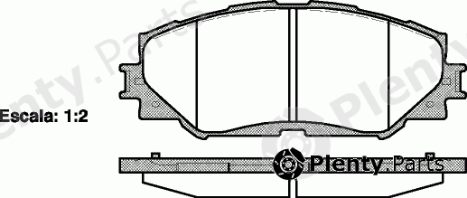  ROADHOUSE part 21232.00 (2123200) Brake Pad Set, disc brake